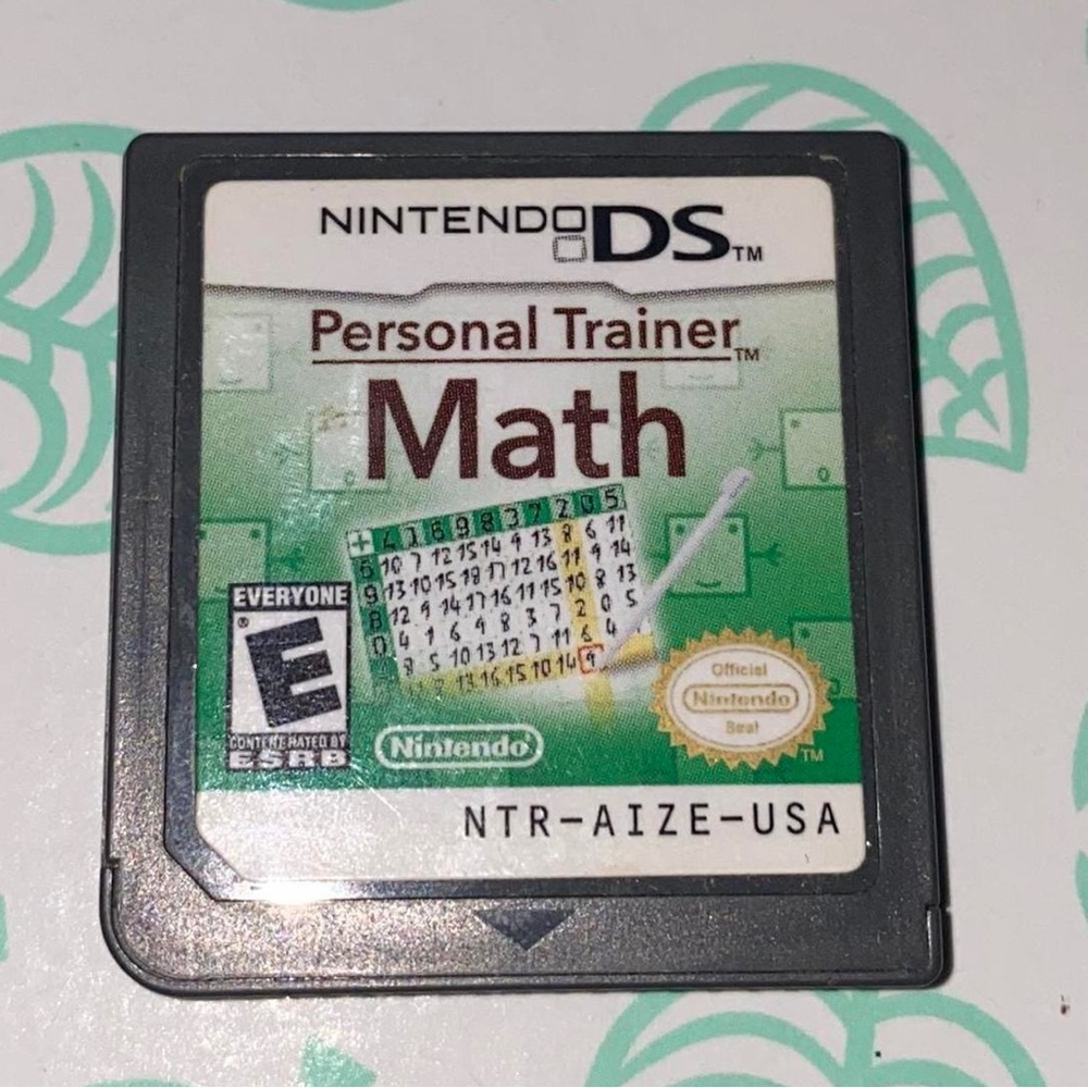 NINTENDO MATH DS GAME